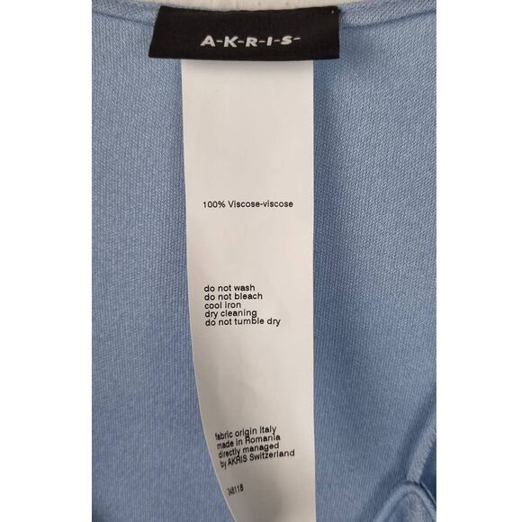 Akris Baby Pastel Powder Blue Slip Dress - Picture 3 of 6